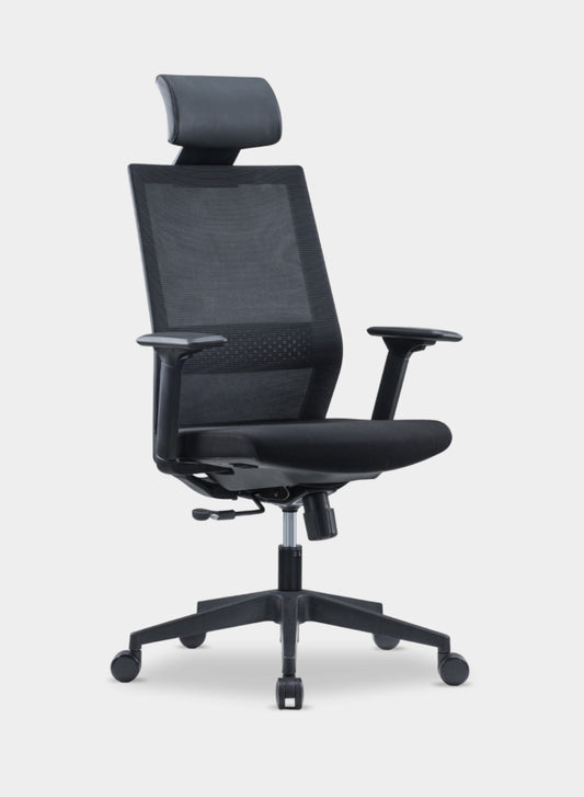 SILLA ERGONÓMICA GERENCIAL WELLBIN  BLACK