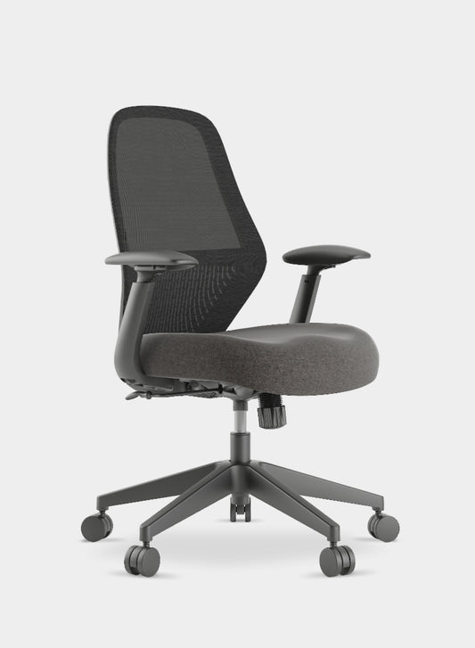 SILLA ERGONÓMICA MONTY BLACK